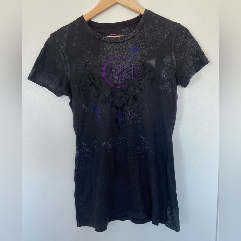 Cher Chrome Hearts Style Top